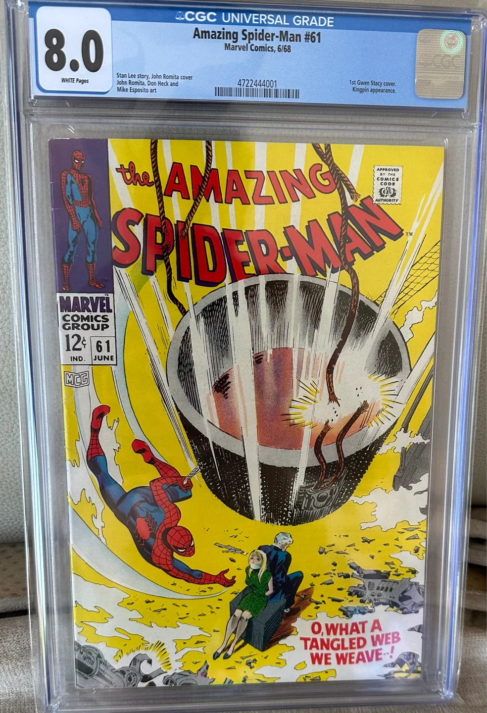 Amazing Spider-Man #61 CGC Graded Comic Book