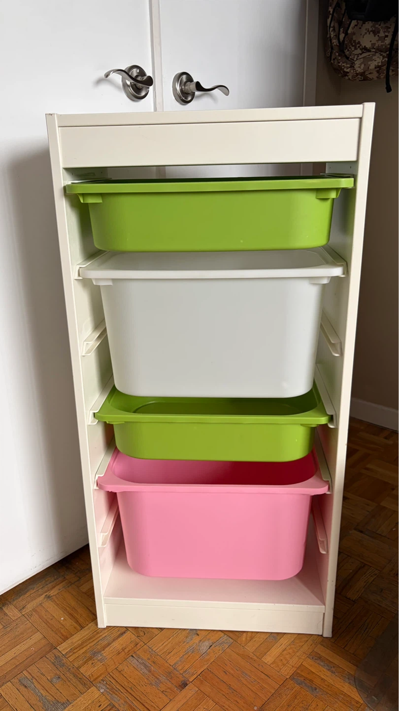 IKEA TROFAST Storage Unit with Bins