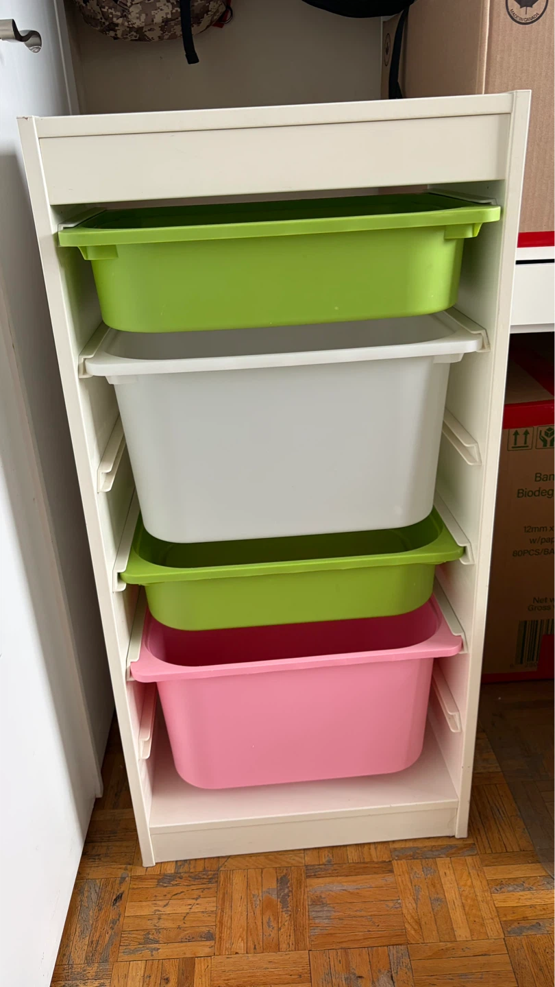 IKEA TROFAST Storage Unit with Bins - photo 2