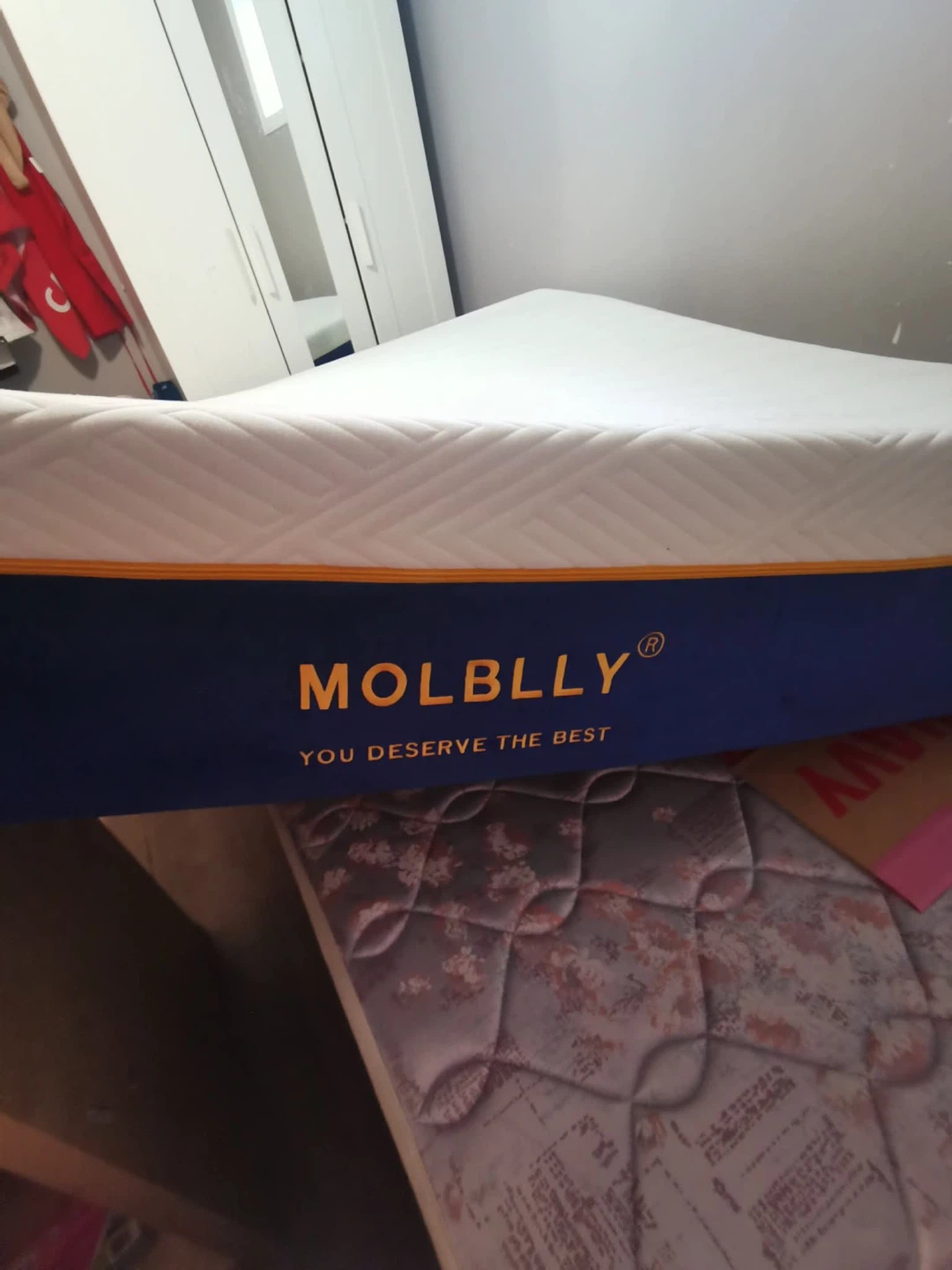MOLBLLY Mattress & Metal Bed Frame Queen Size Bed. - photo 2