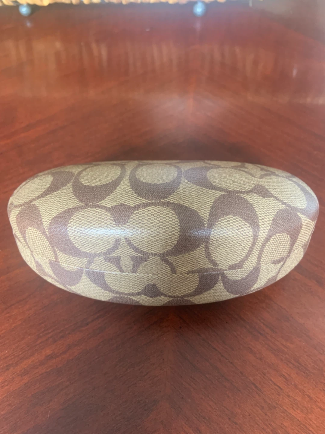 Coach Monogrammed Eyeglass Case