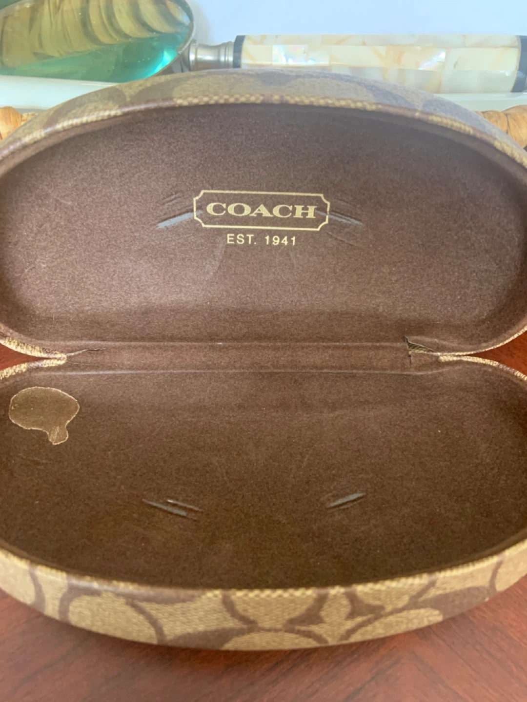 Coach Monogrammed Eyeglass Case - photo 4