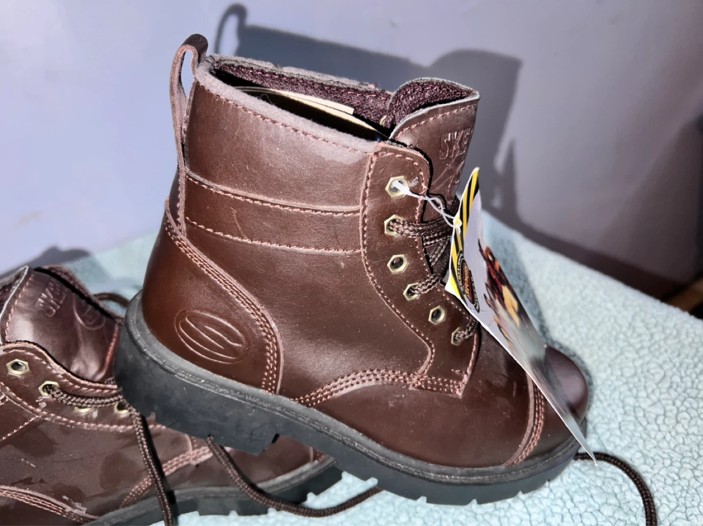 Brown Skechers Work Boots - photo 2