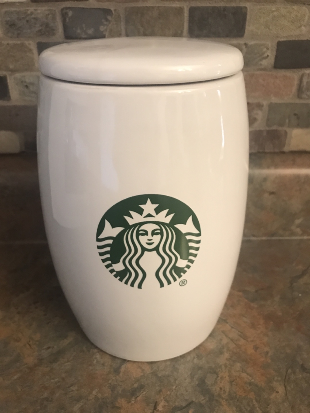 Starbucks Ceramic Canister with Lid