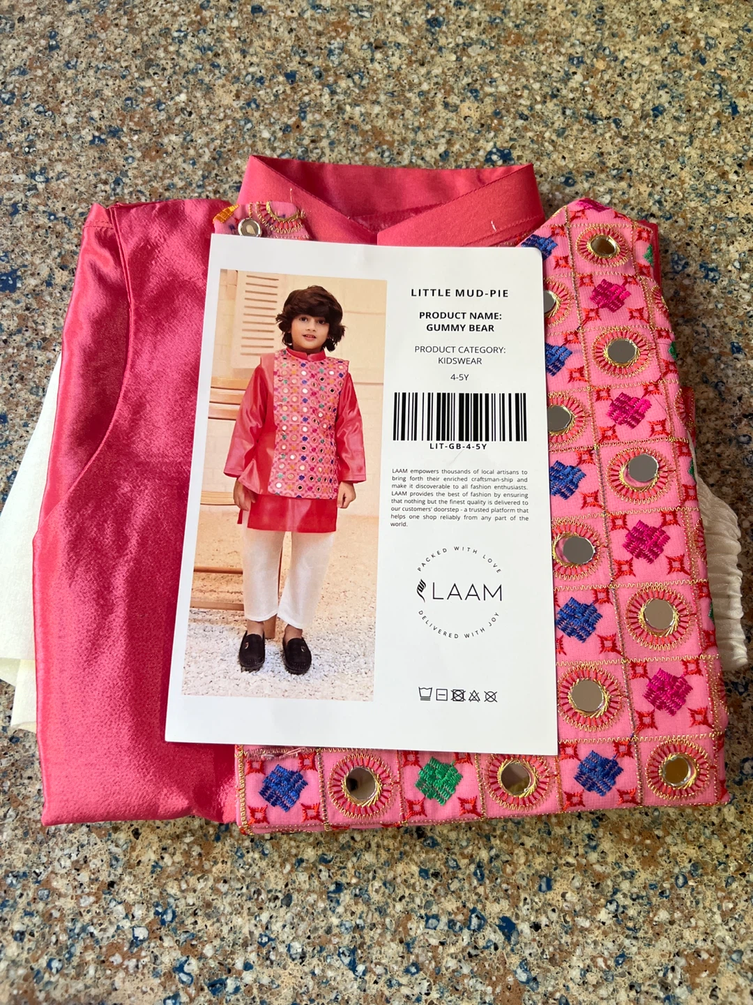 LAAM Gummy Bear Kidswear Outfit - Size 4-5Y