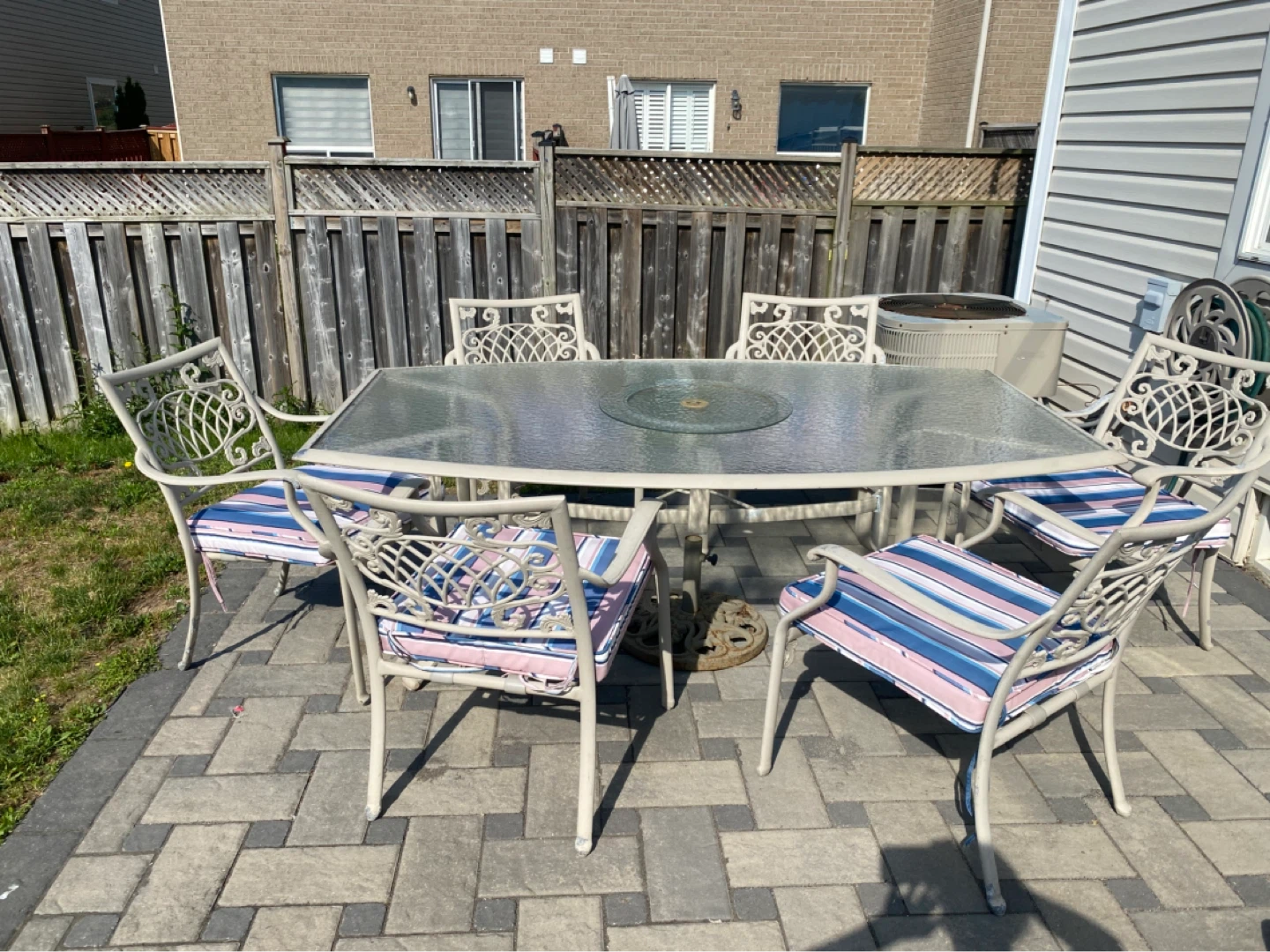 Patio Dining Set with 6 Chairs - photo 3