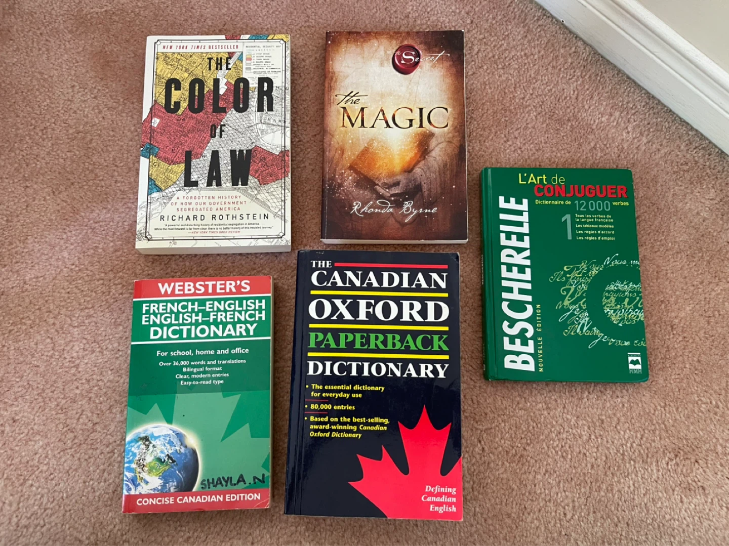 Assorted Textbooks and Books
