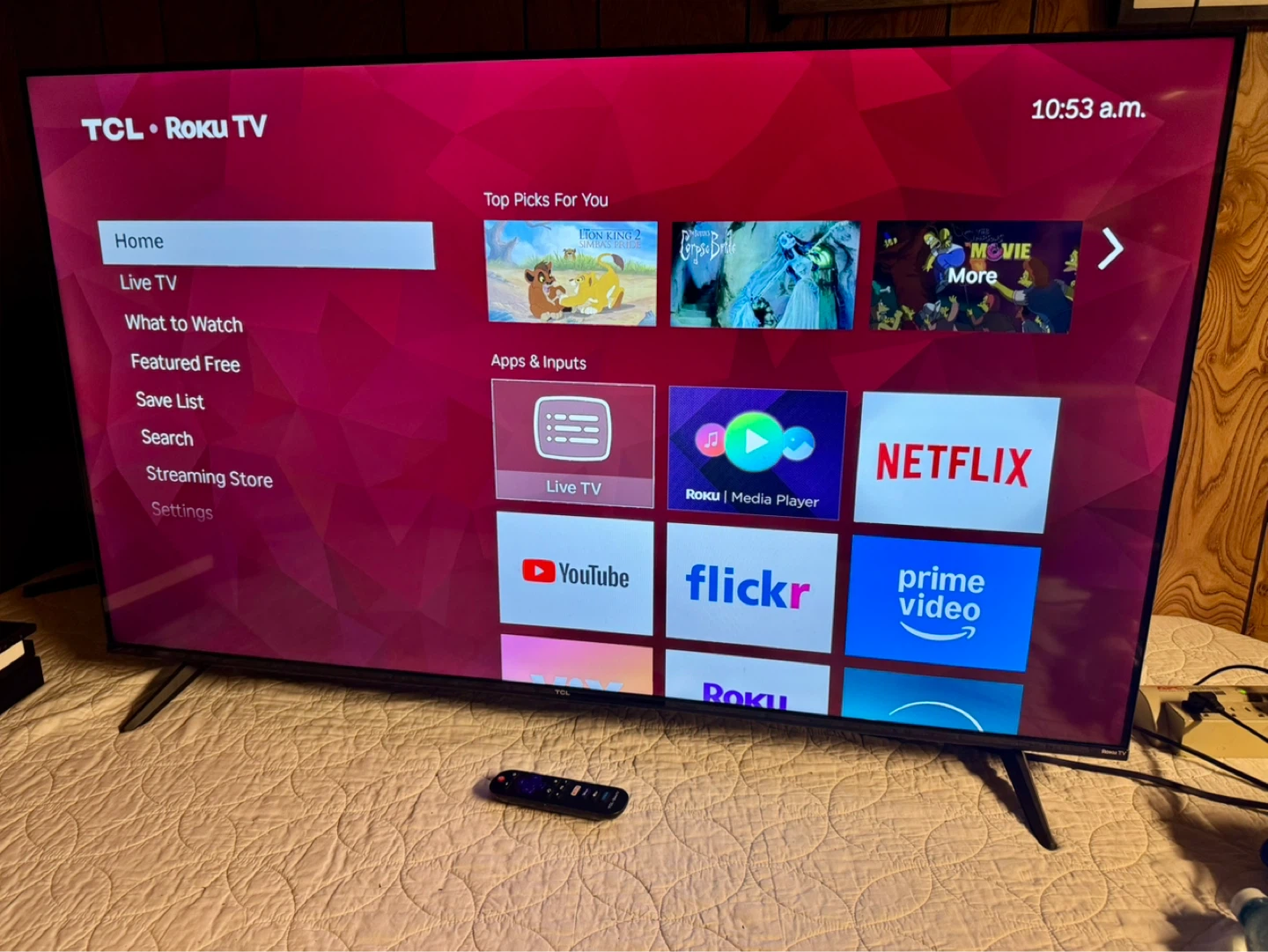 50” TCL 4K Smart Roku TV