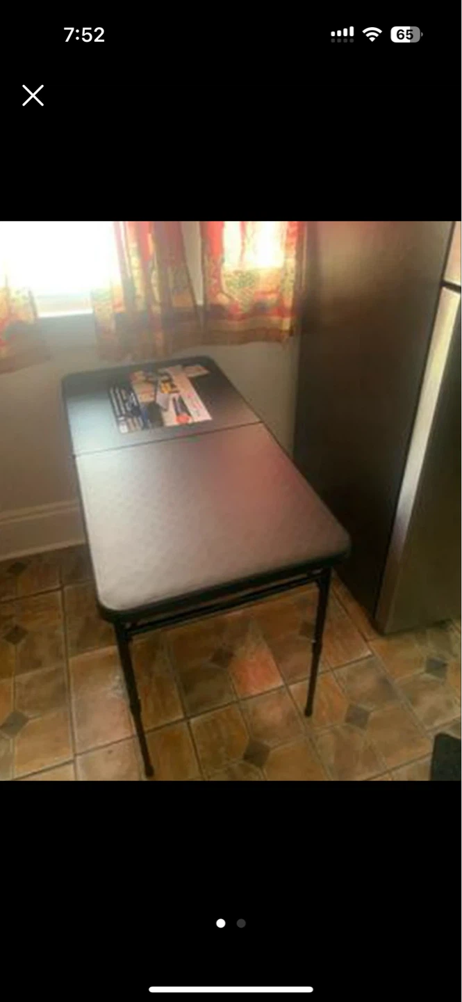 Height adjustable table, black - photo 2