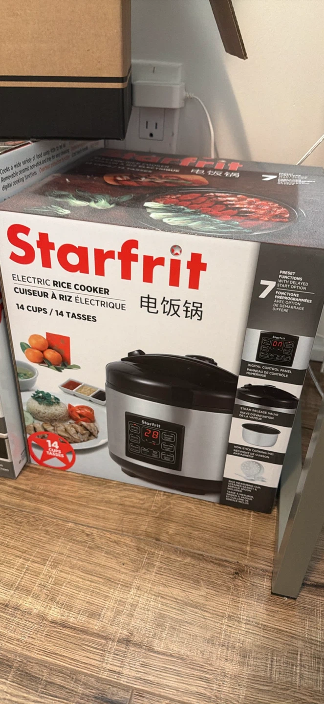 Starfrit Electric Rice Cooker 14Cups used - photo 3