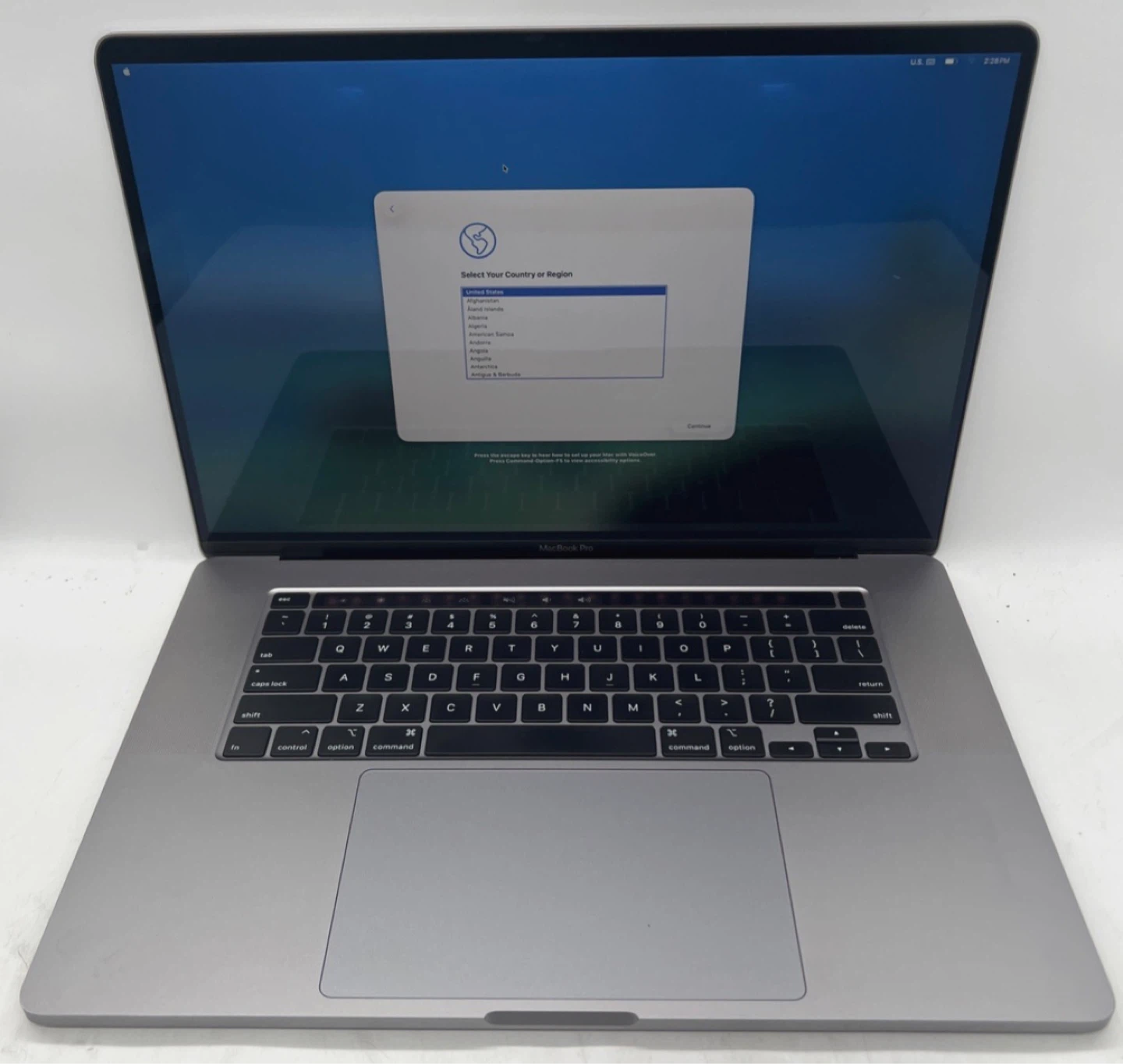 MacBook Pro 16” 32gb ram 2Tb ssd