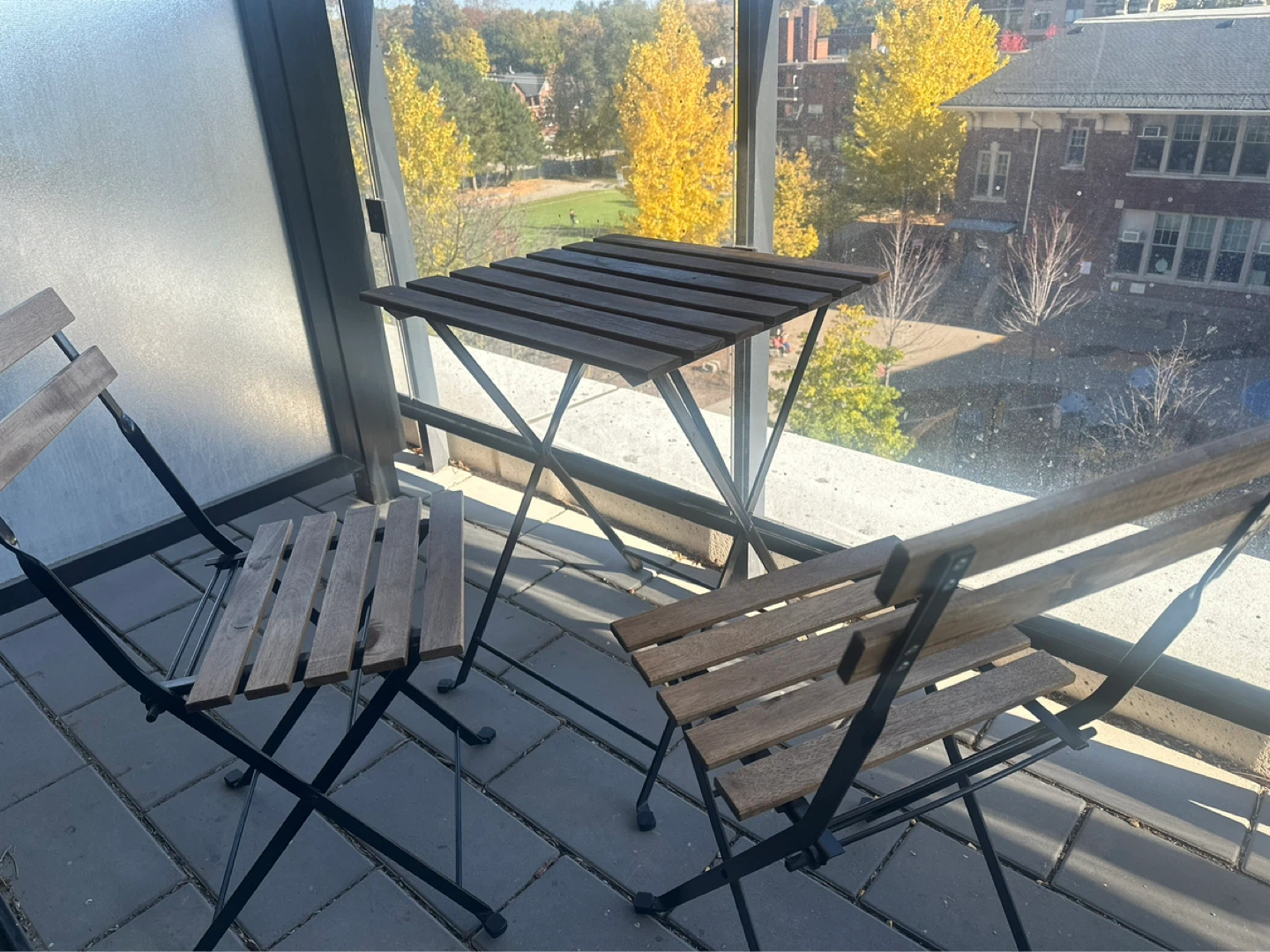 IKEA TÄRNÖ Bistro Set Outdoor Dining Table Chairs - photo 2