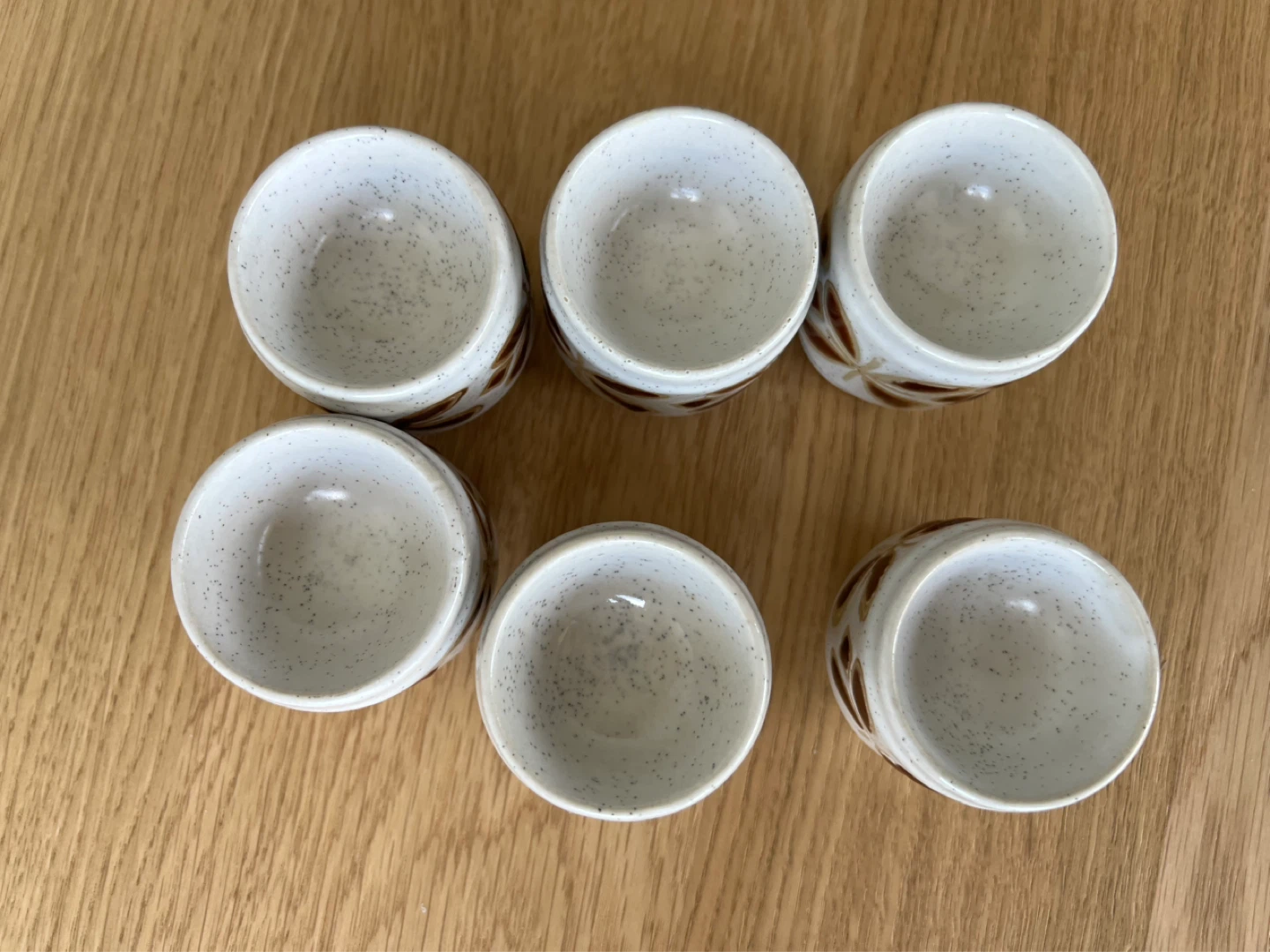 Set of 6 Vintage Japanese Ceramic Egg Cups - photo 4