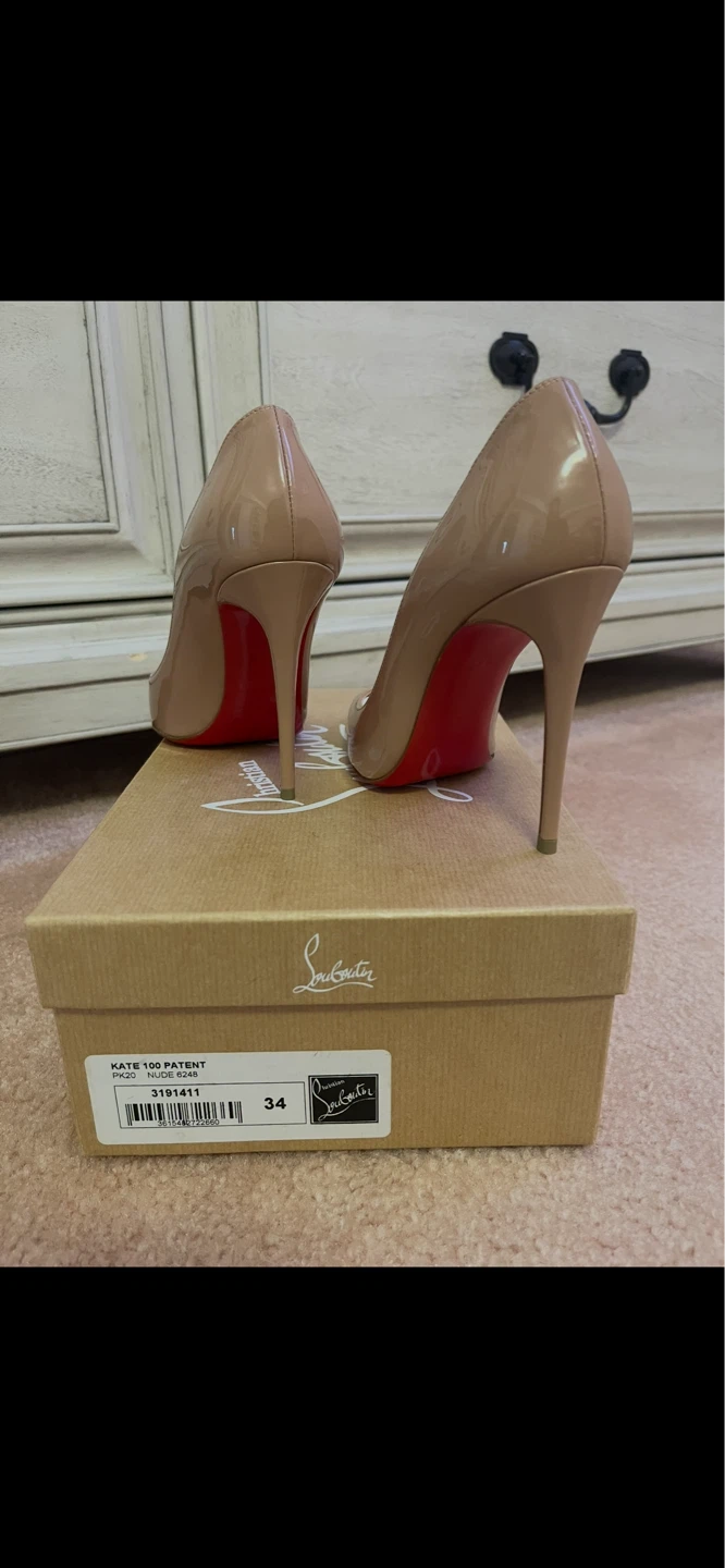 Christian Louboutin Kate 100 Patent Heels - photo 4