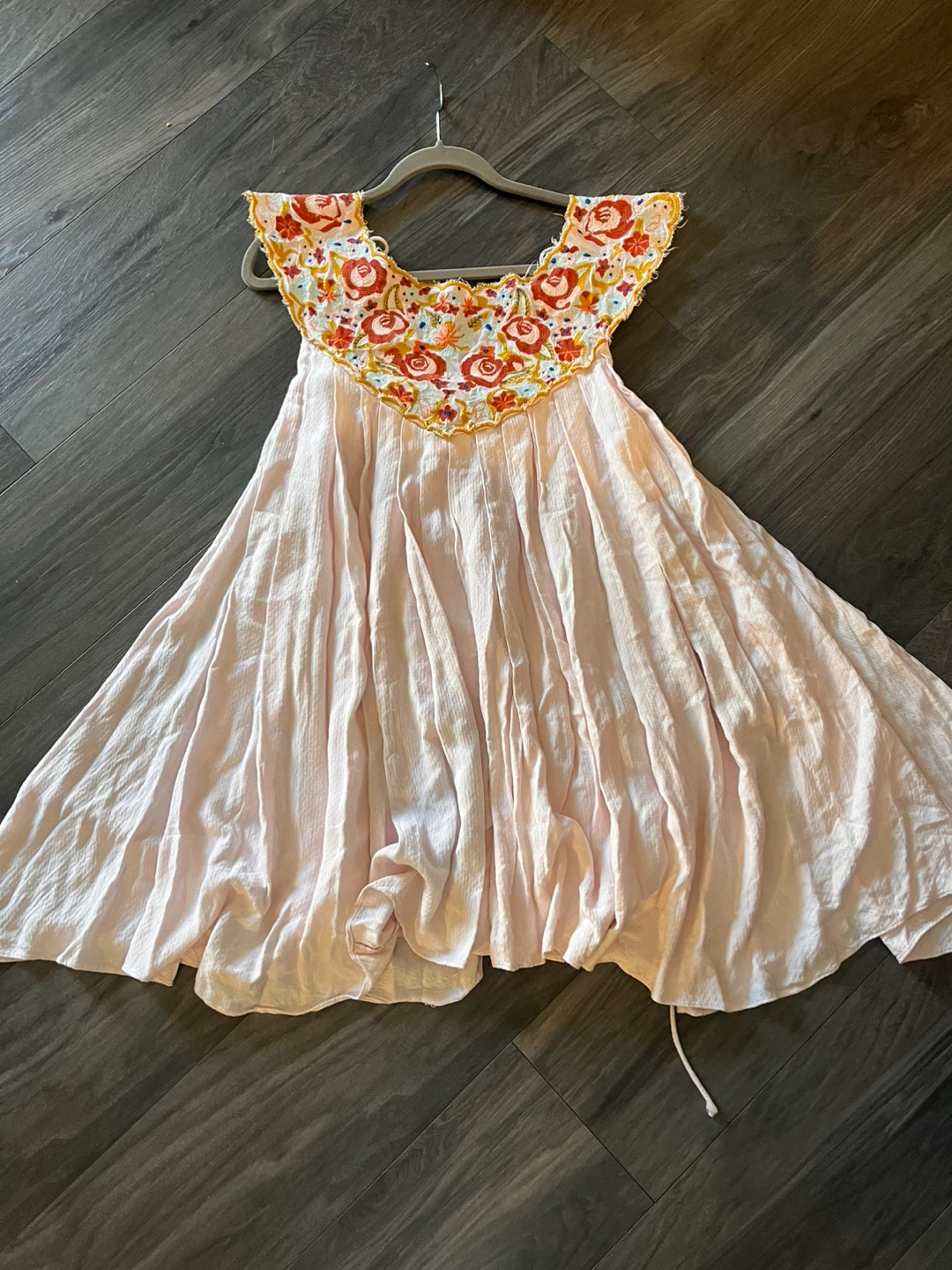 Embroidered Pink Maxi Dress - photo 2