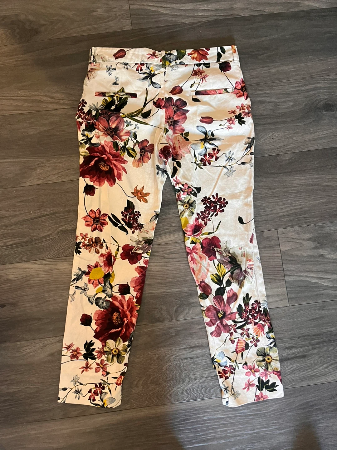 Zara Size 4 Floral Print Pants