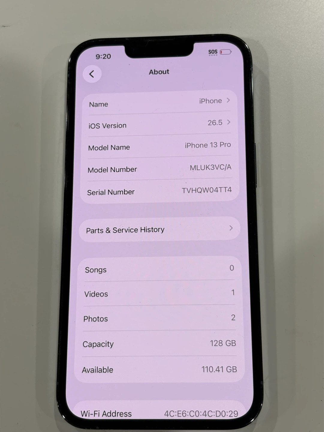 iPhone 13 Pro 128GB – Unlocked – Sierra Blue – $370 - photo 3