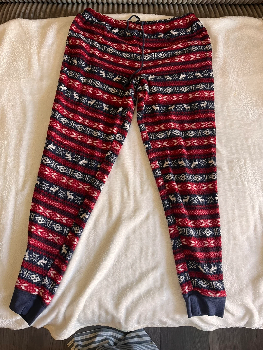 Patterned Medium Fleece Lounge Pants