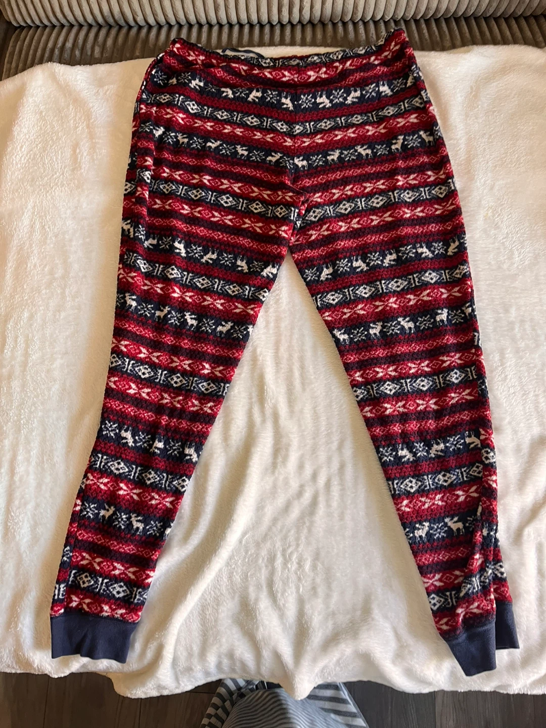 Patterned Medium Fleece Lounge Pants - photo 2