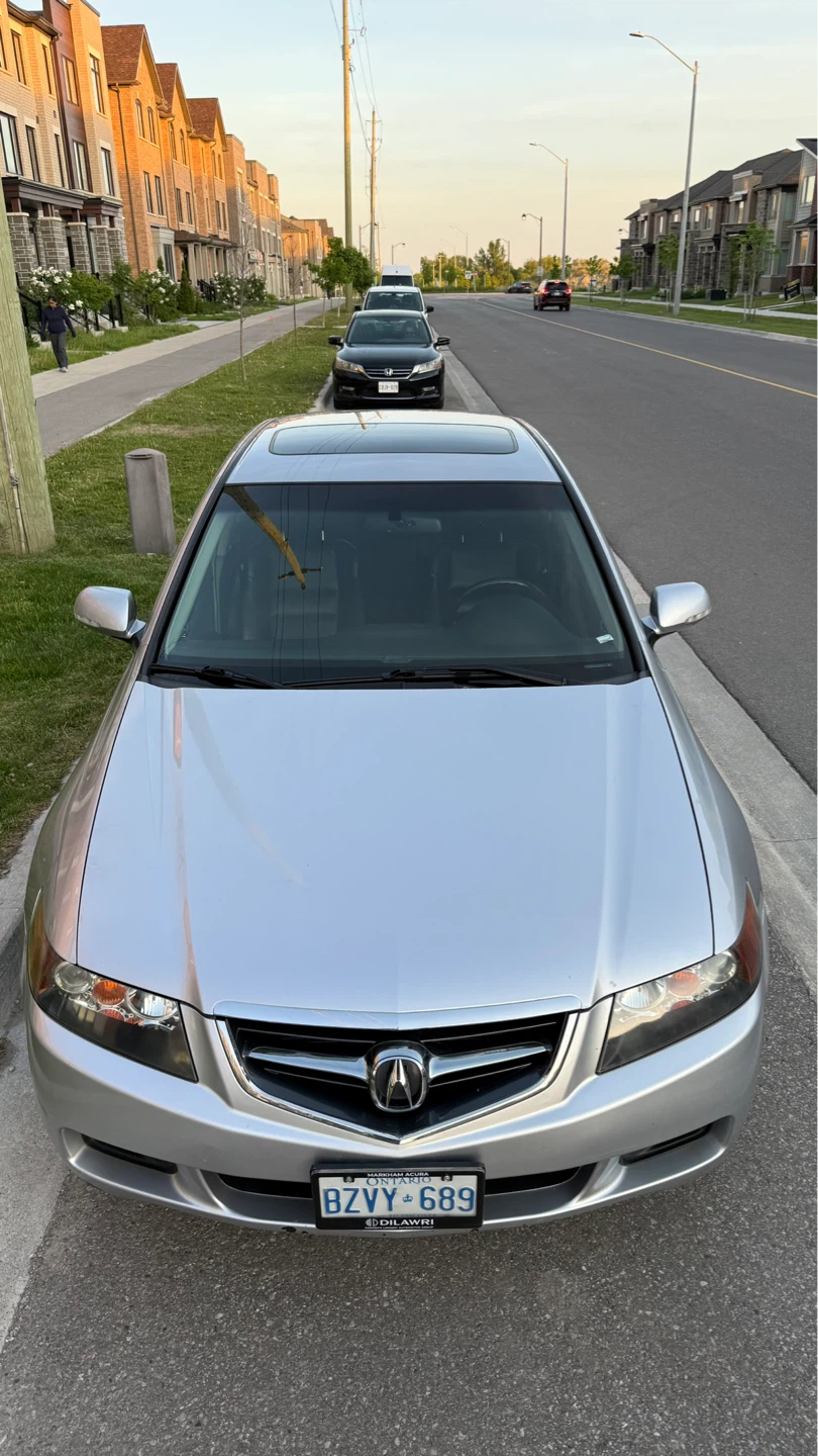 Silver 2005 Acura TSX Sedan