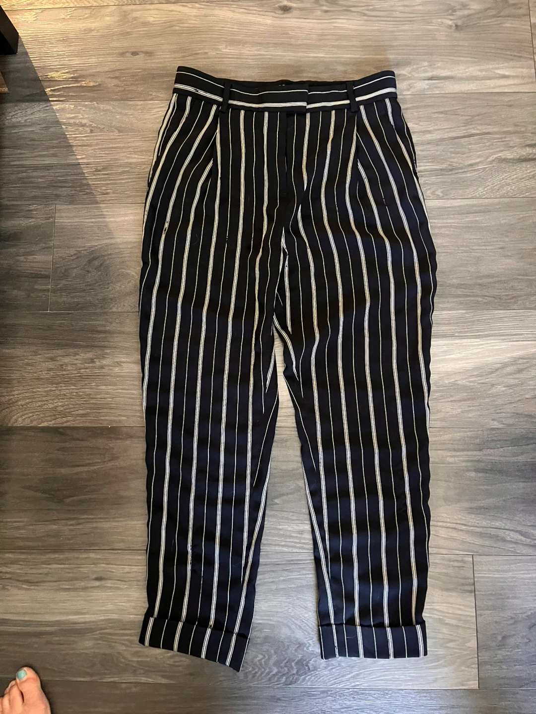 Judith & Charles Striped Trousers Size 6