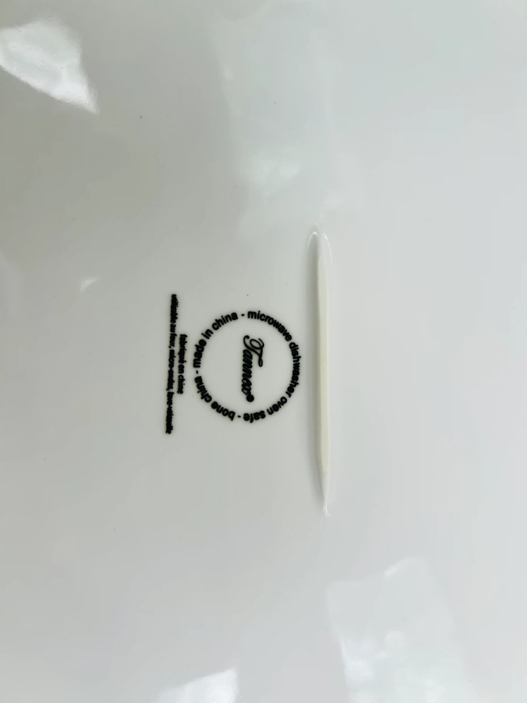 Set of 6 "Tannaco" White Square Dinner Plates - photo 2