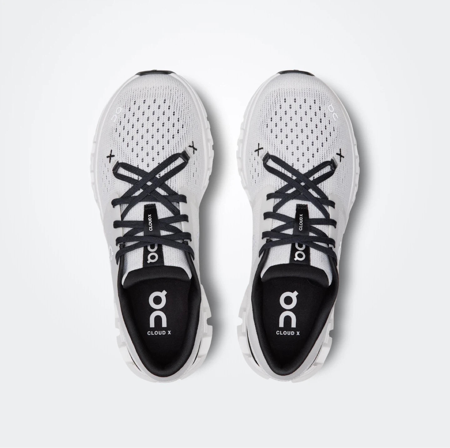 On Cloud X 4 Running Shoes White/Black - photo 4