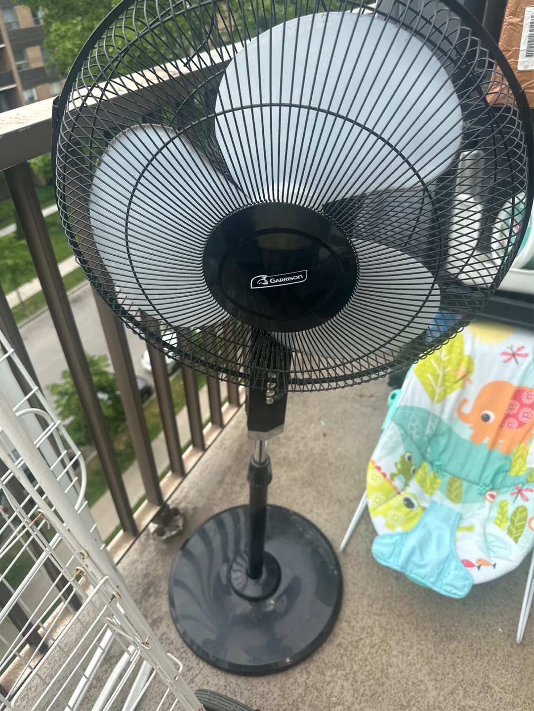 Garrison Black Pedestal Fan - photo 2