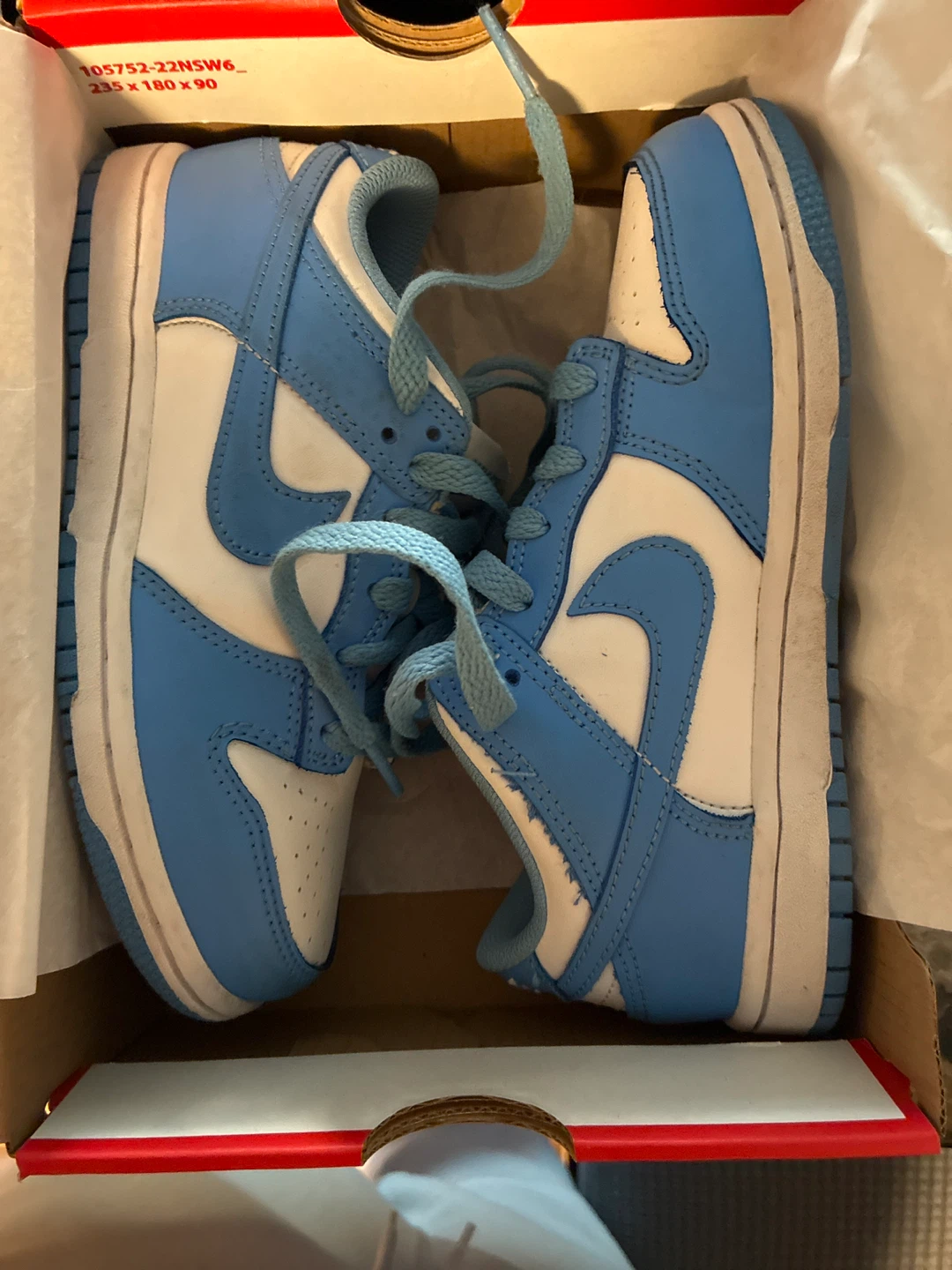 Nike Dunk Low (White/University Blue Shoes