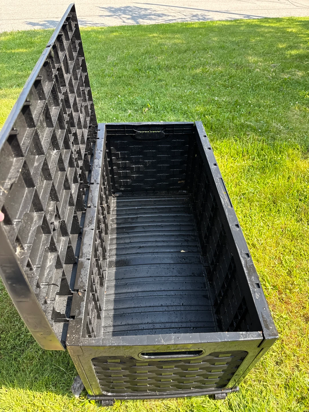 Black Storage Deck Box - photo 2