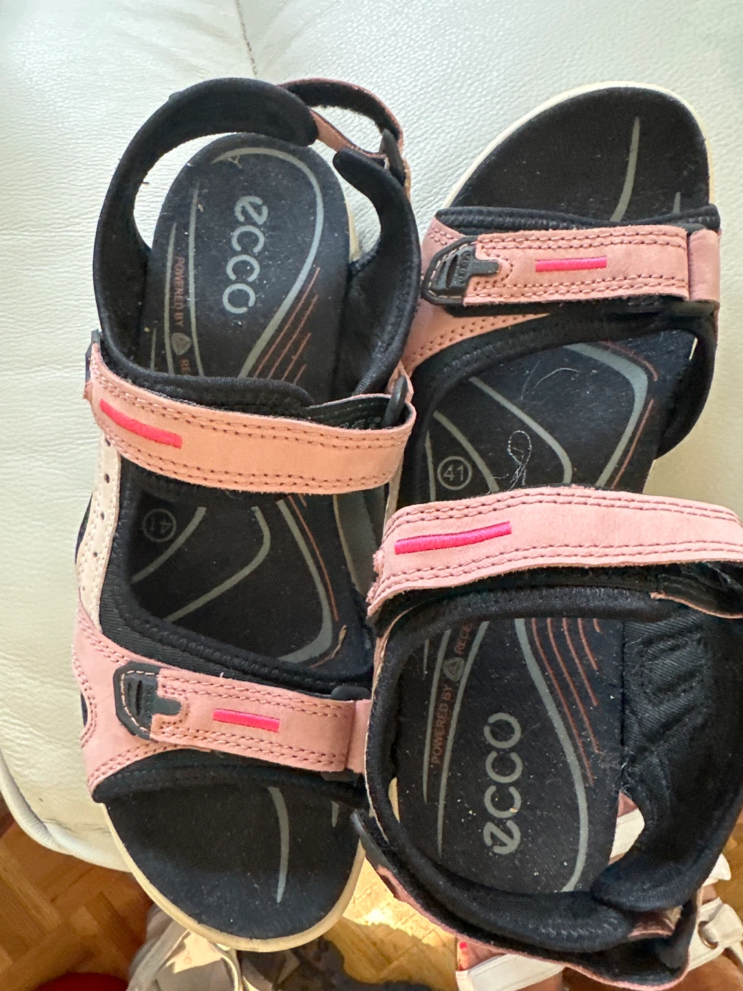 Ecco Pink Leather Sandals - photo 2