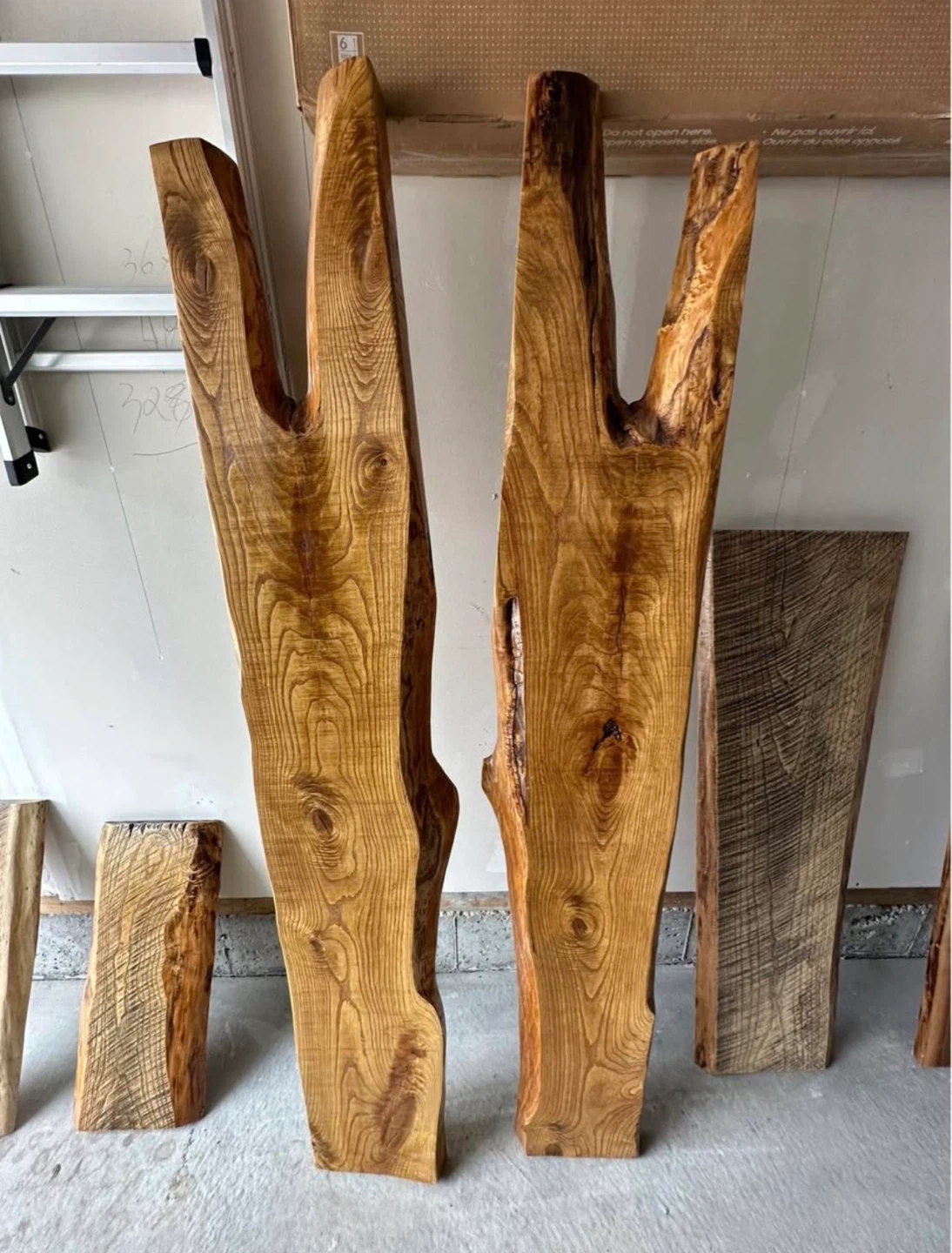 Live Edge Pine Slabs – Set of 2