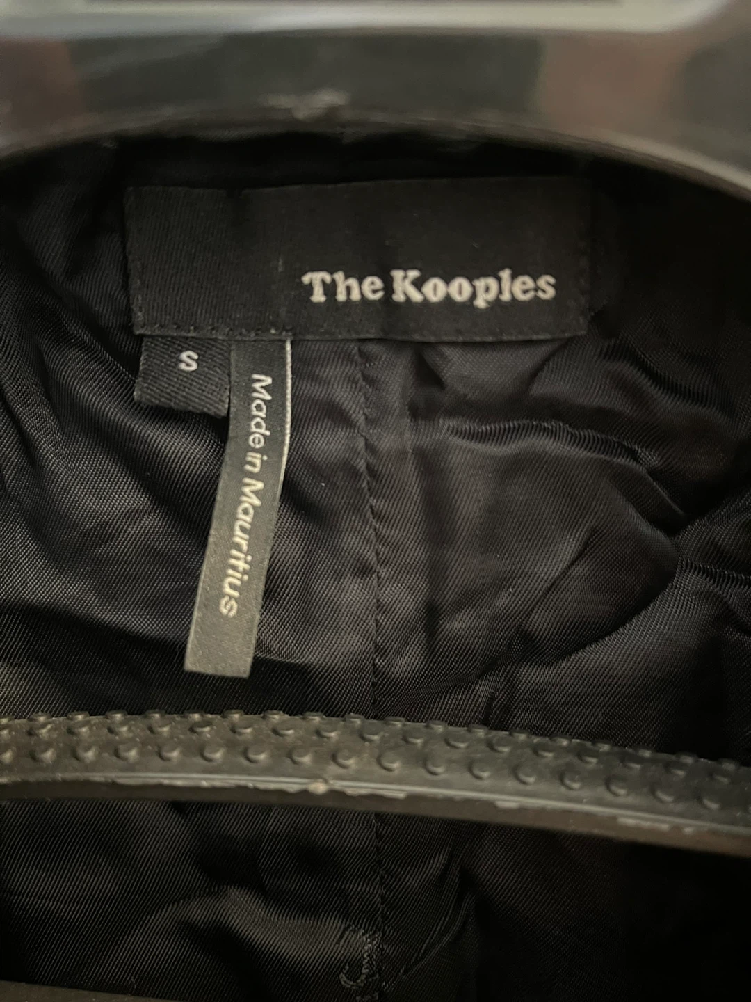 The Kooples Black Leather Biker Jacket Size S - photo 2