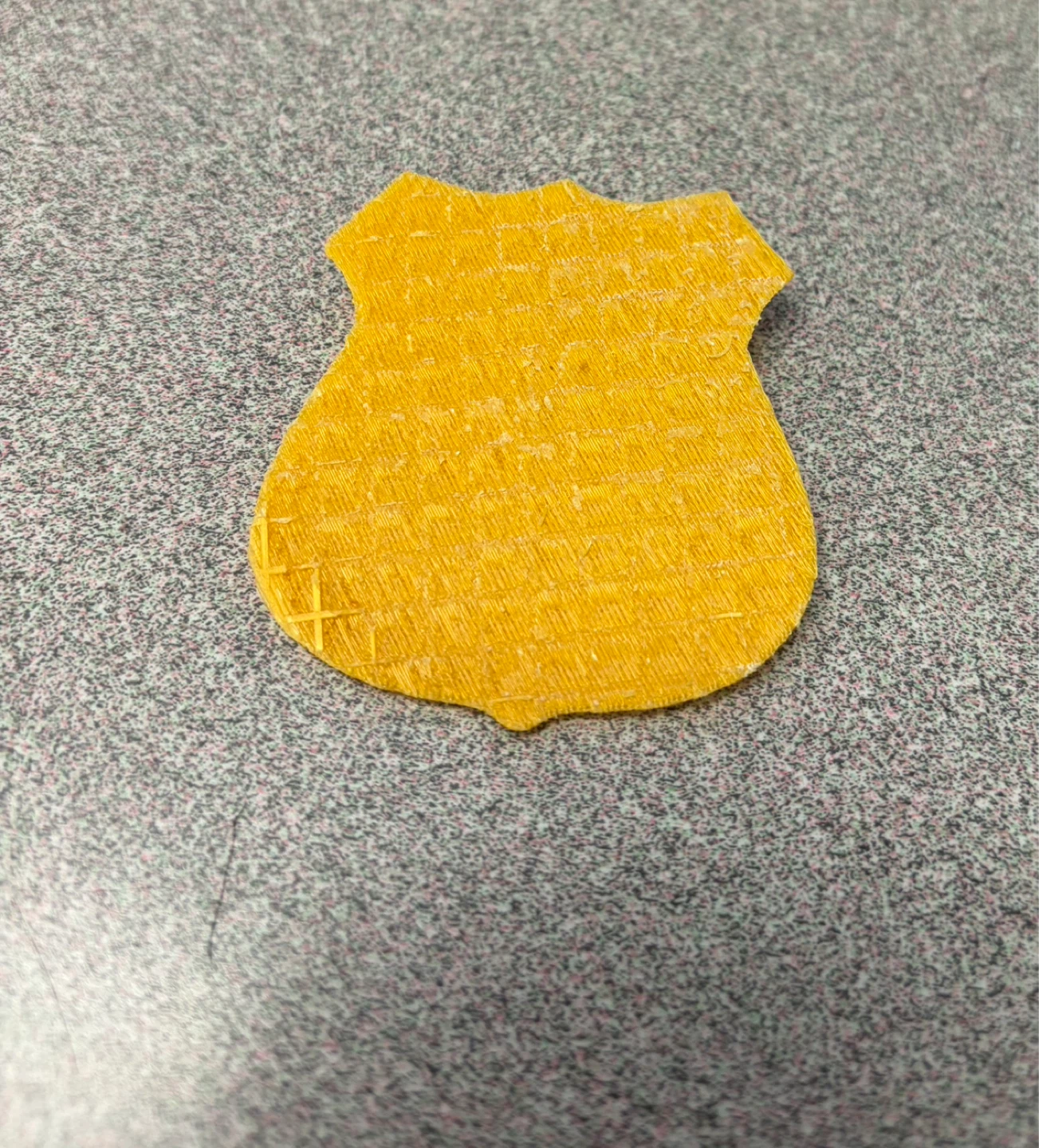 3D print Yellow "Police Officer" Toy Badge - photo 2
