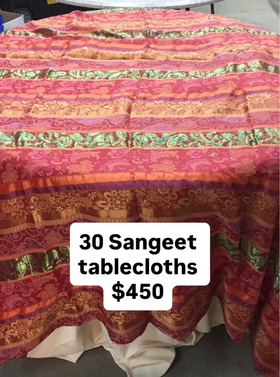 30 Sangeet Tablecloths