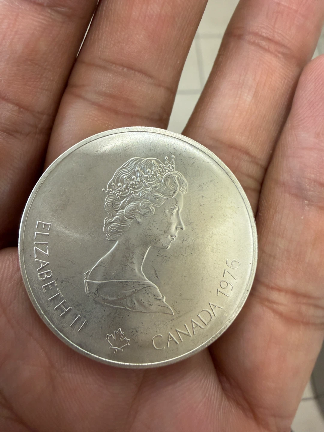 1976 Montreal Olympics 5 Dollars Coin Silver-24g