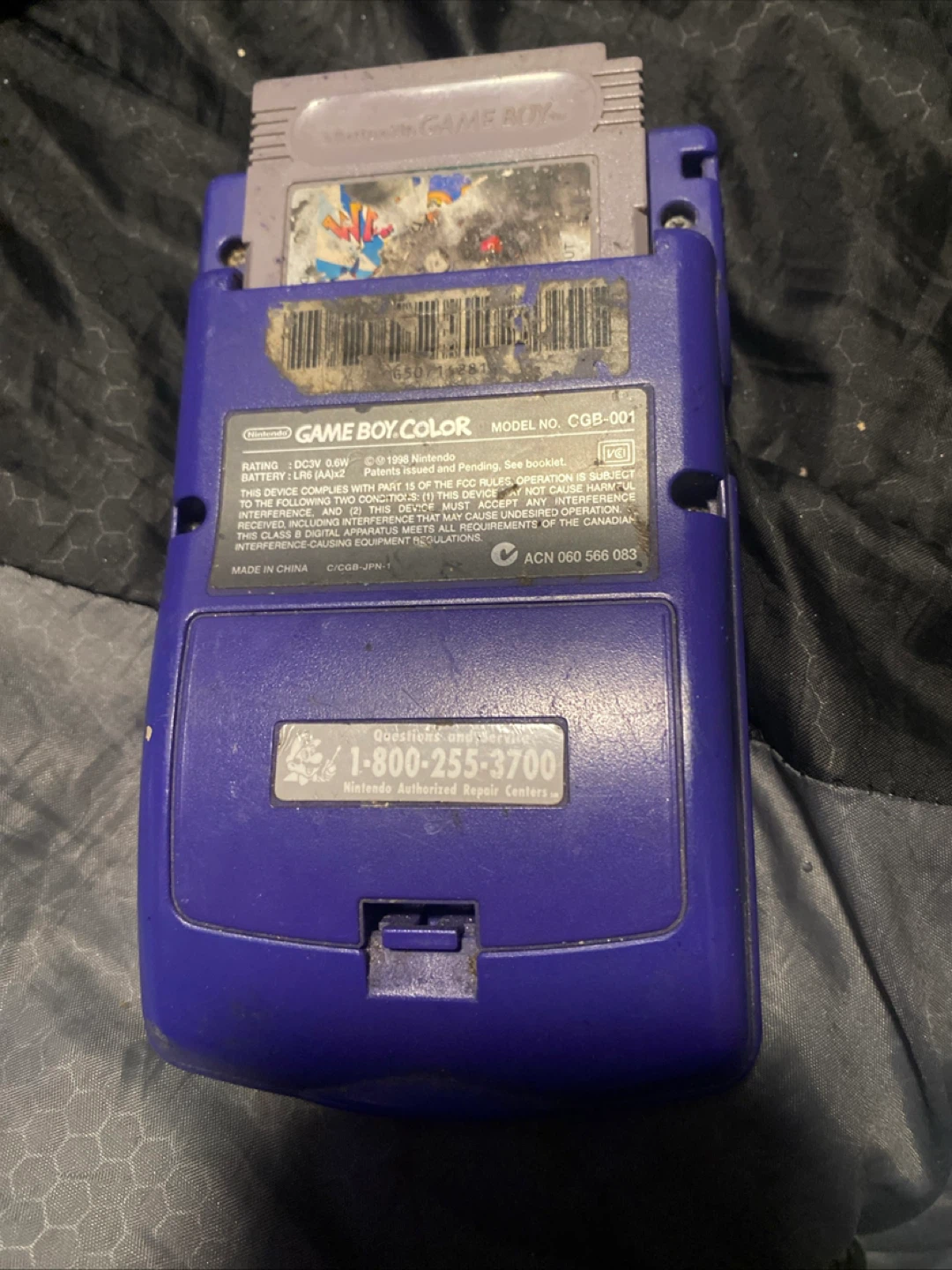 Nintendo Game Boy Color CGB-001 Purple Console - photo 3