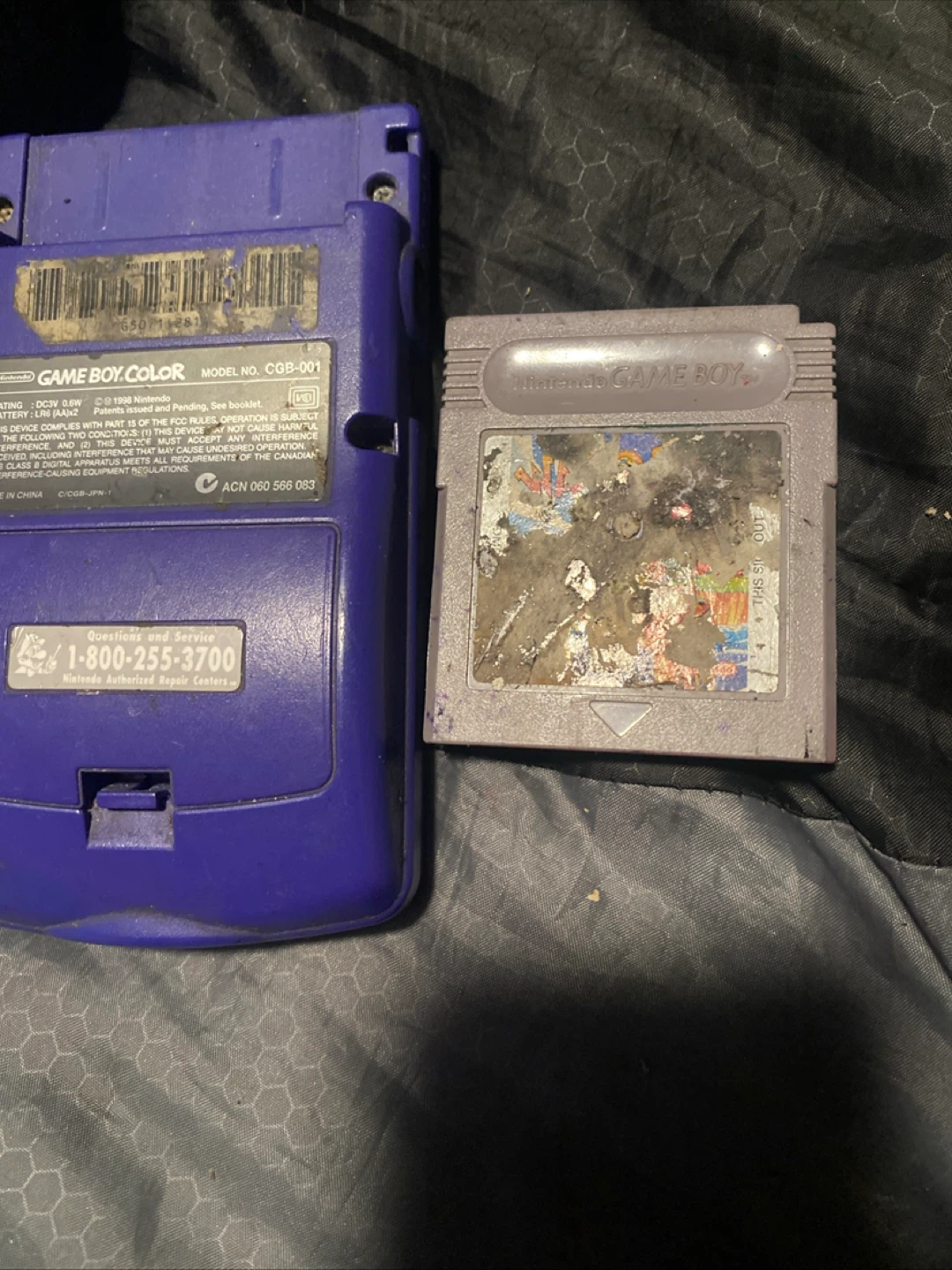Nintendo Game Boy Color CGB-001 Purple Console - photo 5