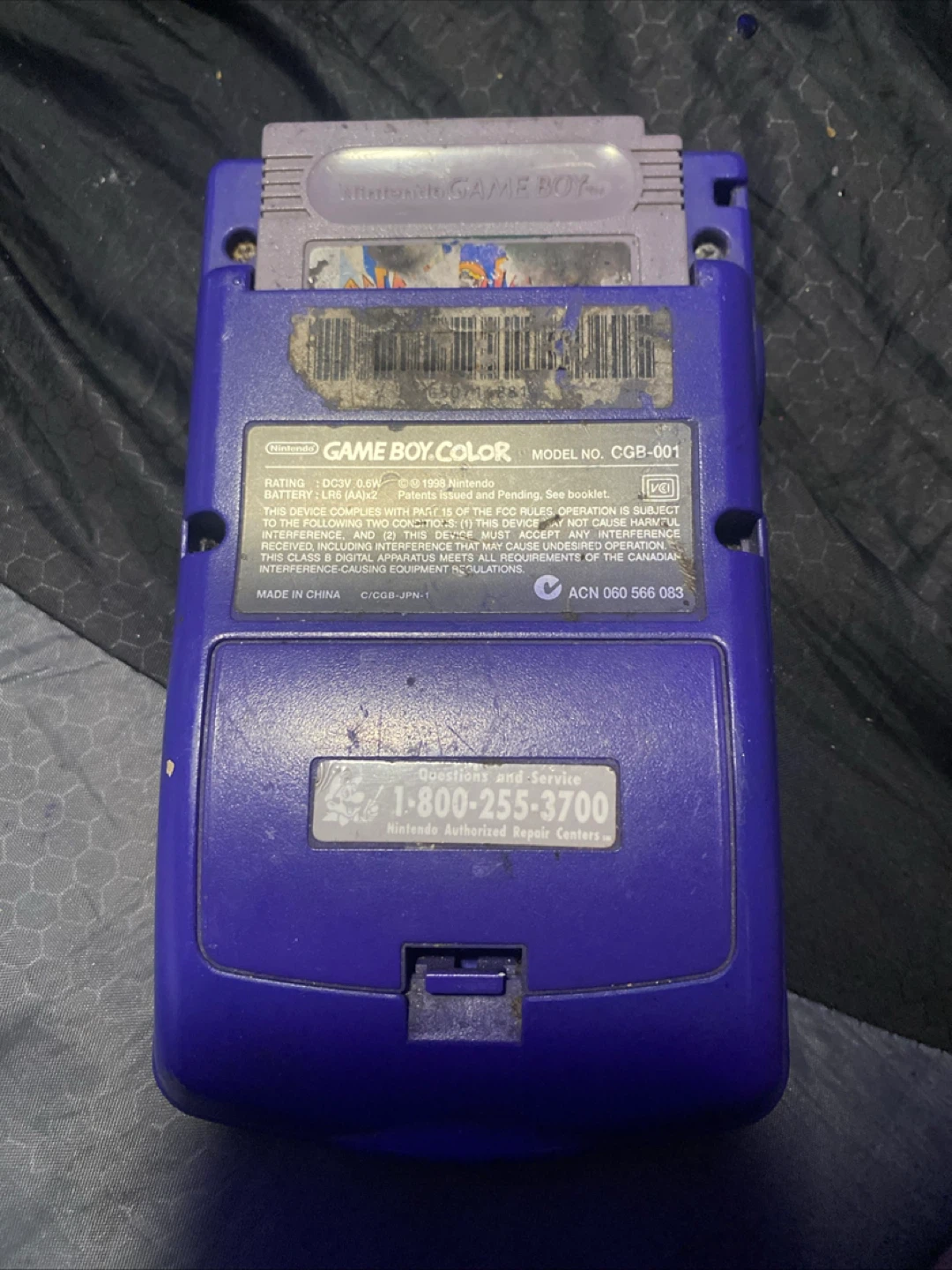 Nintendo Game Boy Color CGB-001 Purple Console - photo 4