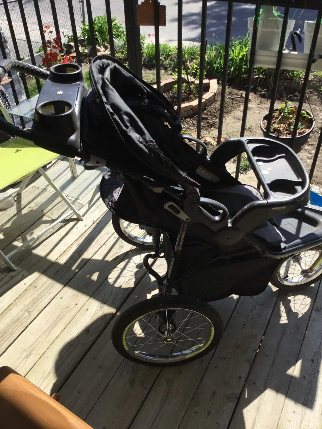 Black Jogging Stroller