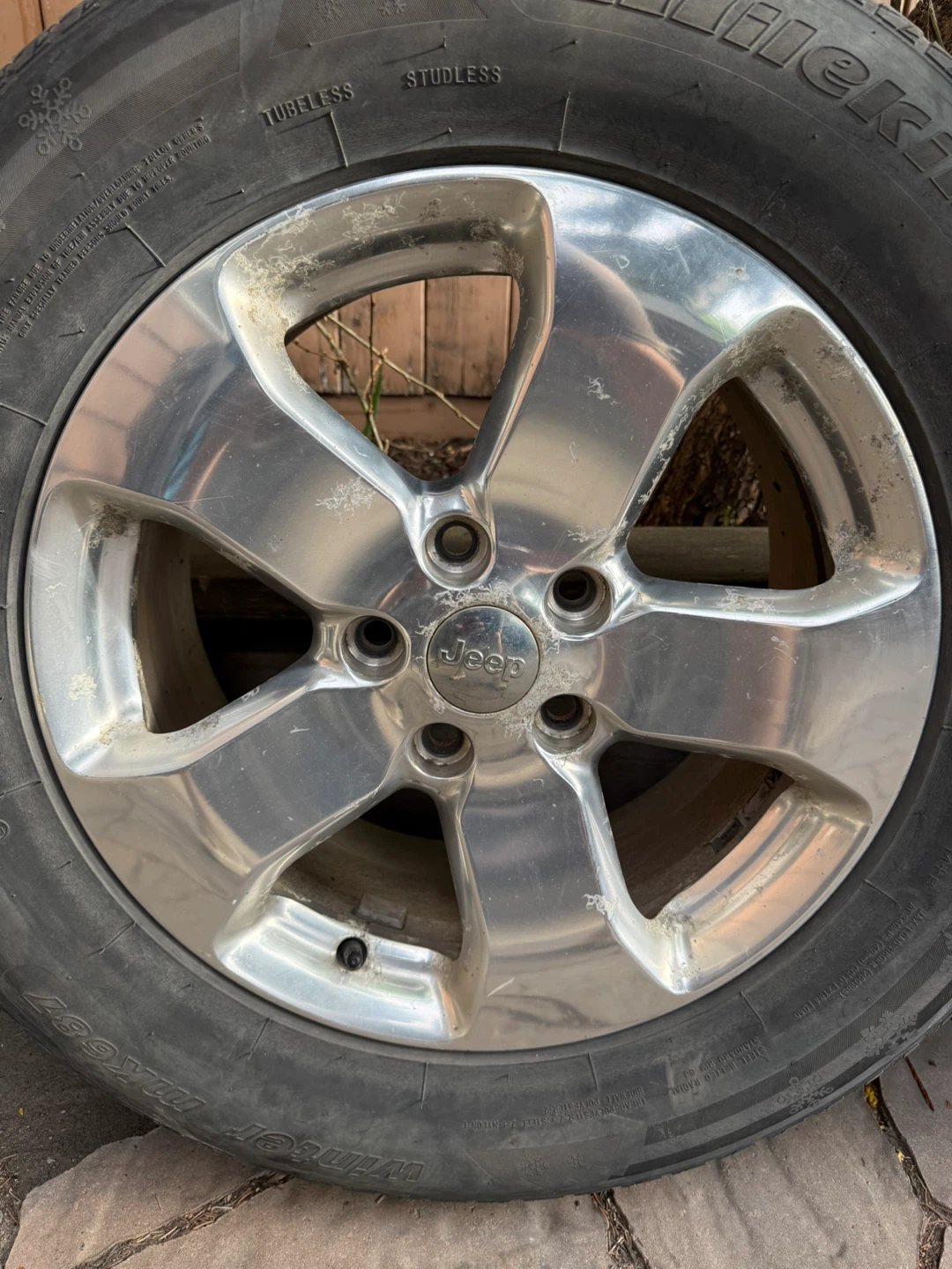 2011-2022 Jeep Grand Cherokee 5-Spoke OEM Alloy Rims 18 inch - photo 3