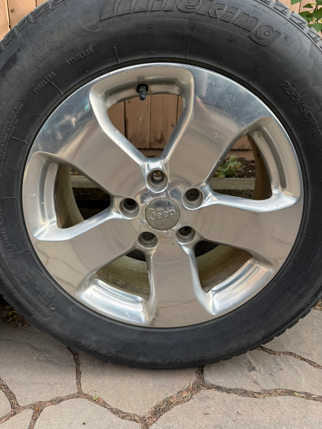 2011-2022 Jeep Grand Cherokee 5-Spoke OEM Alloy Rims 18 inch - photo 5