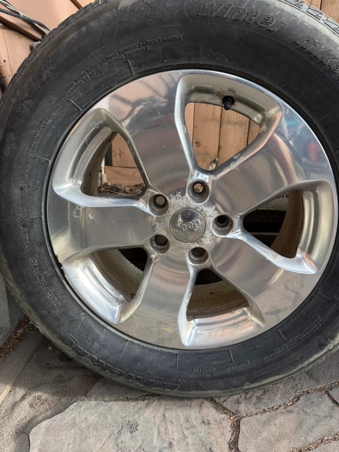 2011-2022 Jeep Grand Cherokee 5-Spoke OEM Alloy Rims 18 inch - photo 2
