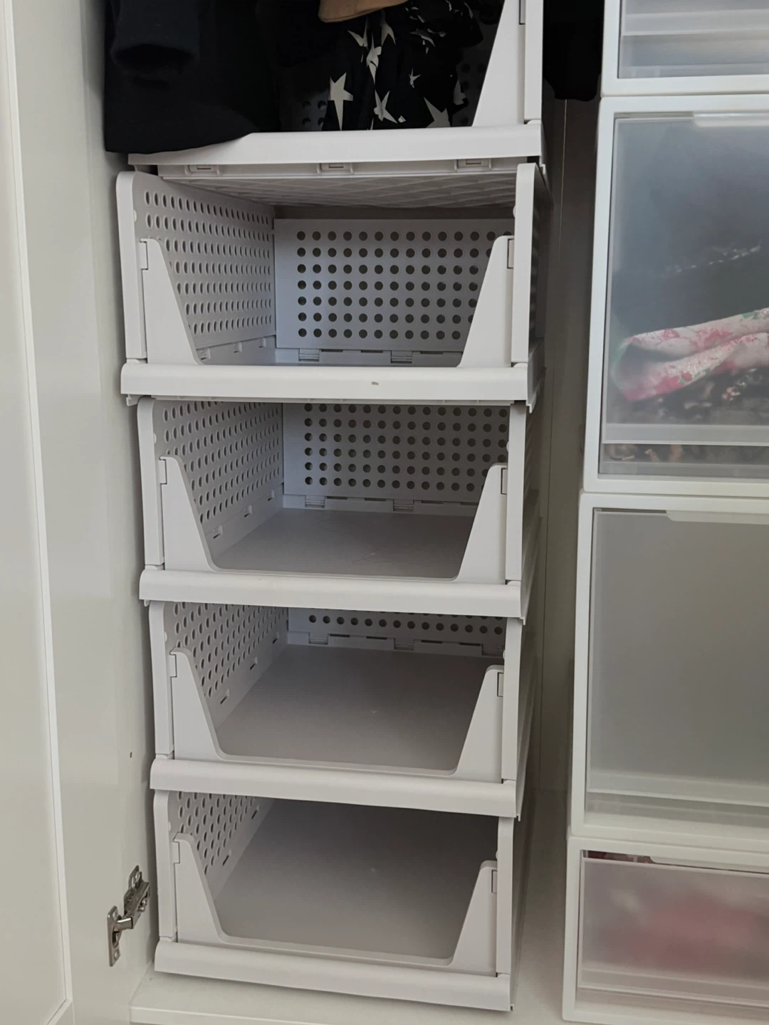 Stackable Storage Bins (five!) - photo 2