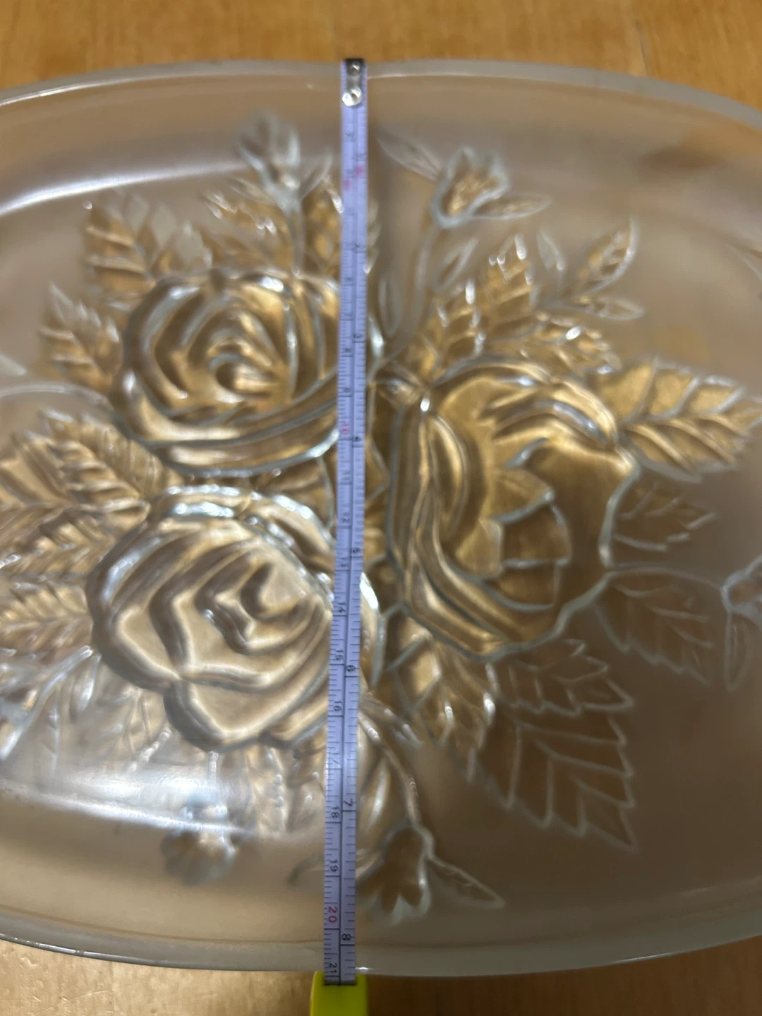 Crystal Floral Serving Tray - photo 3