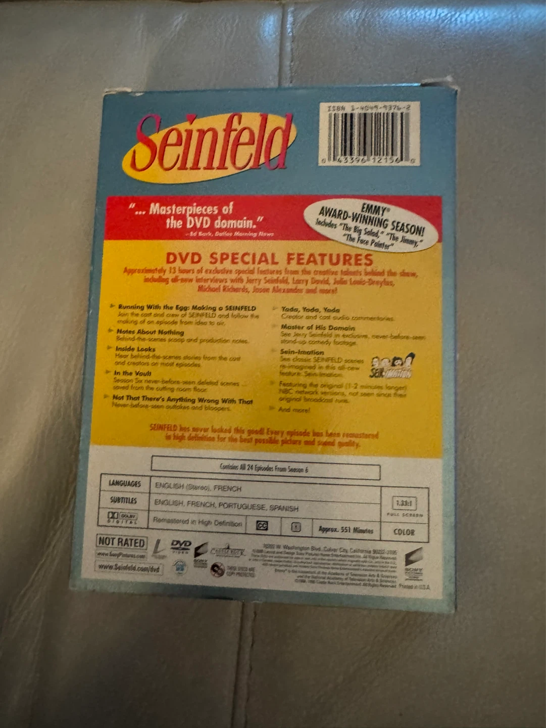 Seinfeld Season 6 DVD Set - photo 2