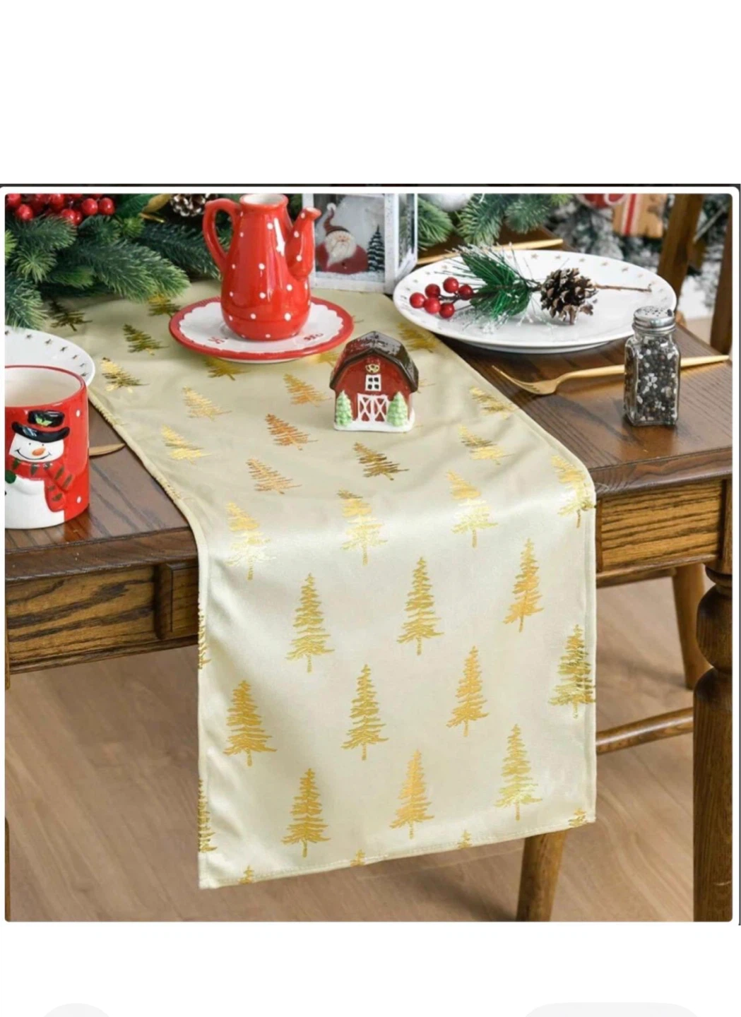 4 piece Christmas Tree Table Runner - photo 2