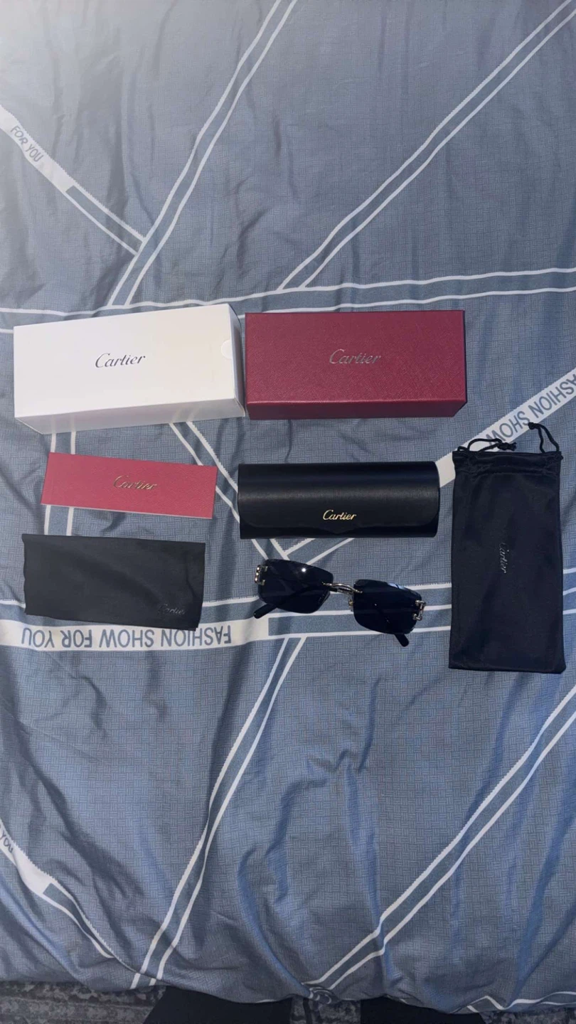 Cartier Sunglasses with Case and Box