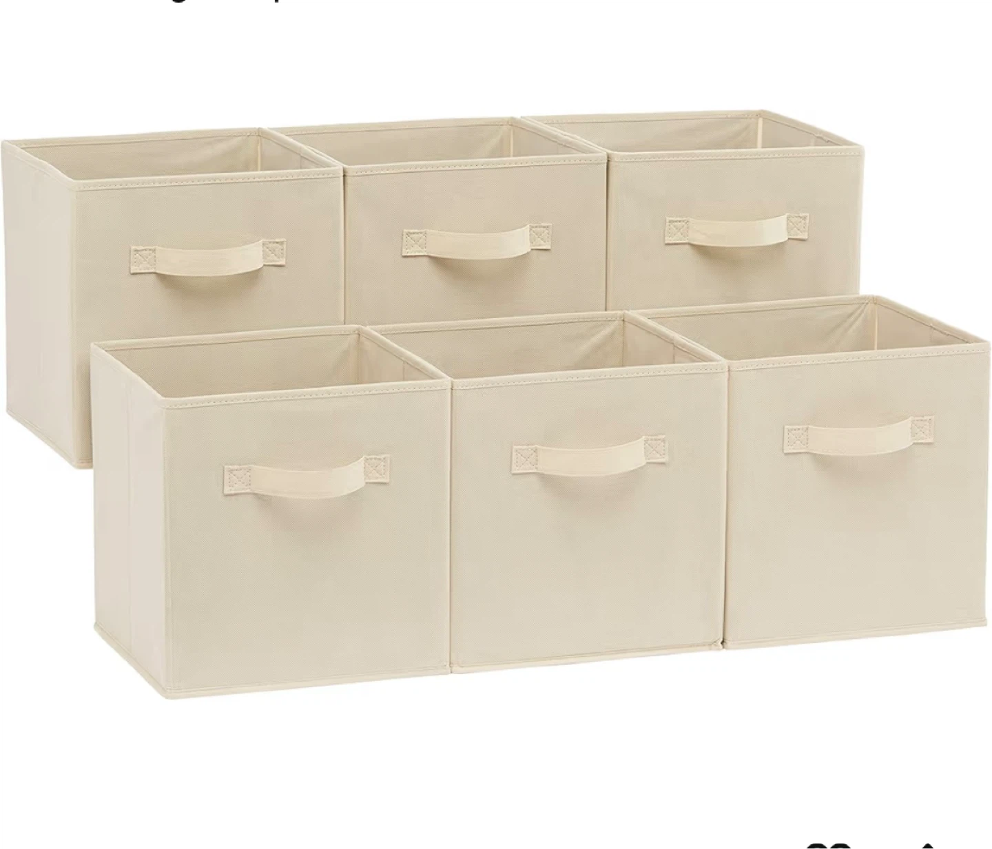 Collapsible Fabric Storage Cube (4-Pack)