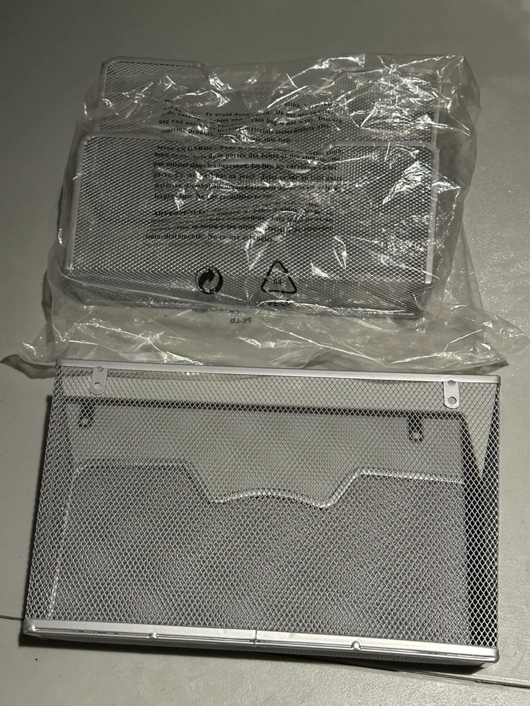 Mesh Desk Organizer Wall Mount File Holder - photo 2